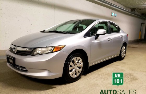Honda Civic LX, 3 Month/3000km FREE Warranty. - 2012